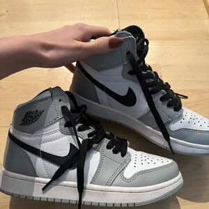 Nike Air Sneakers in White and Gray